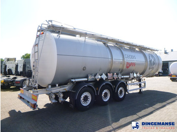 Remorque citerne Magyar Chemical tank inox L4BH 44.5 m3 / 3 comp: photos 4