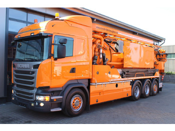 Camion hydrocureur Scania R450 8x4 Kroll 19m³ Wasserrückgewinner Kombi-HD: photos 4