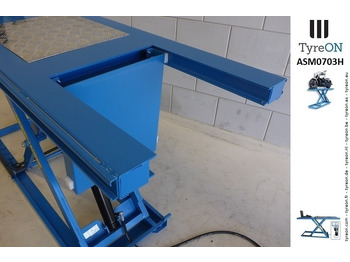 Équipement de garage ASM0703H motorcycle lifting table with front wheel chock: photos 5 Équipement de garage ASM0703H motorcycle lifting table with front wheel chock: photos 5