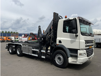 Camion ampliroll, Camion grue Ginaf X 3232 S Euro 5 Manual Hiab 28 Tonmeter laadkraan: photos 3