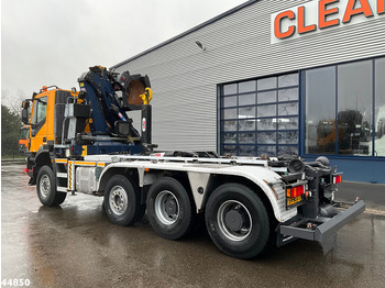 Camion ampliroll, Camion grue Iveco Trakker AD380T41W 8x6 Euro 6 HMF 19 Tonmeter Z-kraan: photos 2
