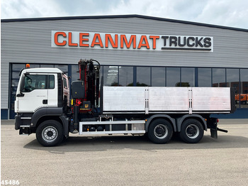 Camion benne, Camion grue MAN TGS 33.460 6x4 Euro 6 Fassi 23 Tonmeter laadkraan Just 137.258 Km!: photos 4
