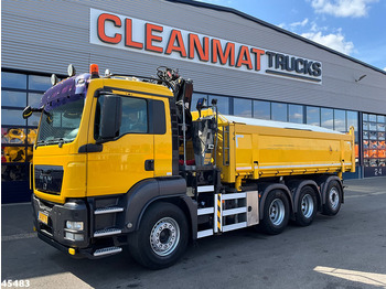 Camion benne, Camion grue MAN TGS 35.400 8x4 Manual HMF 16 Tm Z-kraan: photos 4 Camion benne, Camion grue MAN TGS 35.400 8x4 Manual HMF 16 Tm Z-kraan: photos 4