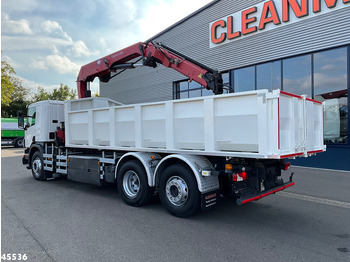 Camion benne, Camion grue Scania P 340 Euro 6 CNG HMF 25 Tonmeter laadkraan Just 72.852 km!: photos 3