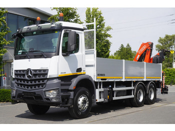 Camion grue MERCEDES-BENZ AROCS 2636 Flatbed / HDS FASSI F175 7.7 T / 150,000 km: photos 3