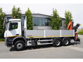 Camion grue MERCEDES-BENZ AROCS 2636 Flatbed / HDS FASSI F175 7.7 T / 150,000 km: photos 5