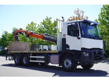Camion grue RENAULT C380 Comfort 6x4 / Atlas 6.1 T crane / range 12.3 m: photos 5