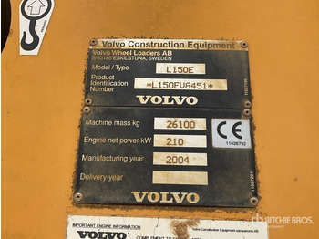 Chargeuse sur pneus VOLVO L150E
