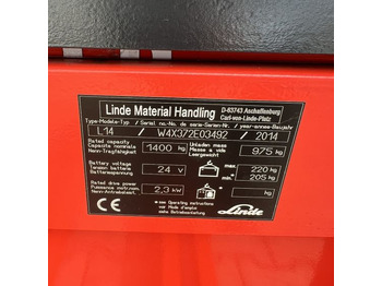Gerbeur Linde L14i (372): photos 5