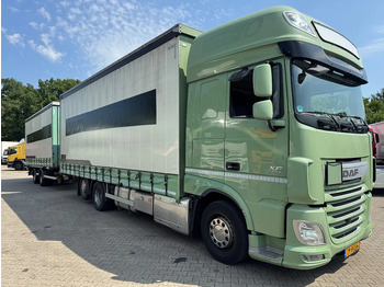 Camion fourgon DAF XF 460 6X2 Jumbo Volume kombi Standairco Hefdak 8.1 + 7.8M 120m3: photos 2