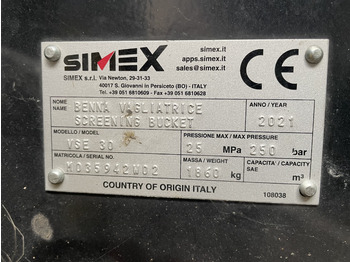 Godet de tri pour Pelle Simex VSE Siebschaufeln m. hydr. WELLENVERSTELLUNG: photos 4