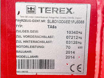 Mini tombereau Terex TA6 (3628): photos 4