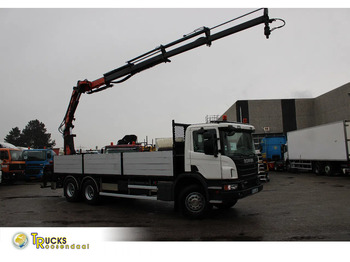 Camion grue SCANIA P 410
