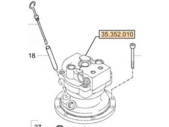 Moteur de rotation CASE