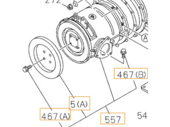 Moteur et pièces CASE