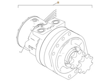 Moteur hydraulique CASE