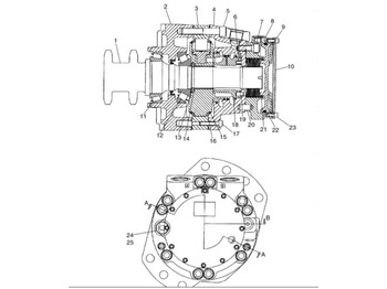Moteur hydraulique CASE