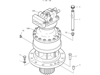 Moteur de rotation DOOSAN
