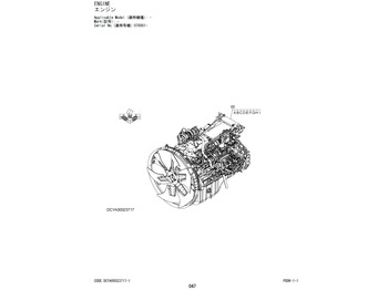 Moteur et pièces HITACHI