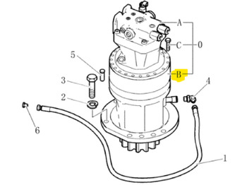 Moteur de rotation NEW HOLLAND