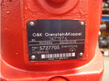 Moteur hydraulique pour Engins de chantier O&K 9605856 -: photos 3