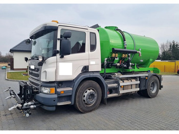 Benne à ordures ménagères Scania SCANIA P360  Myjka drogowa: photos 3