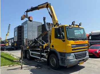 Camion grue DAF CF 85.410 6X4 - EURO 5 + PALFINGER PK15500 + REMOTE + PALFINGER HOOK: photos 2