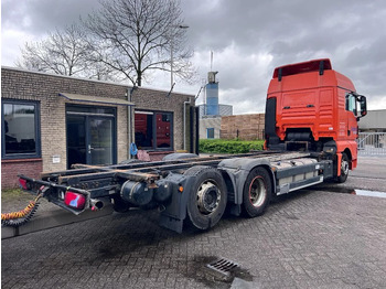 Camion porte-conteneur/ Caisse mobile MAN TGX 26.440 XLX 6X2 EURO 5 - BDF CHASSIS + RETARD: photos 4