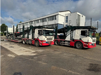 Camion porte-voitures Scania P440 6X2 HUNWICK CAR TRANSPORT RHD: photos 3