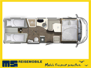 Camping-car intégral Eura Mobil INTEGRA LINE 720 EB /-2026- /8G-180PS/PLUS-PAKET: photos 2