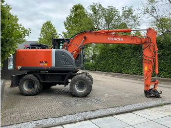 Pelle sur pneus Hitachi ZX140W-3: photos 4