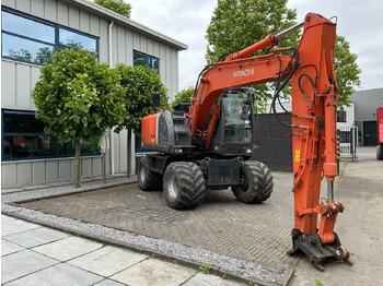 Pelle sur pneus Hitachi ZX140W-3: photos 3