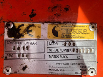 Broyeur à axe horizontal Tierre TCL 200: photos 5