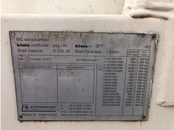 Groupe électrogène Kiwa IBC 3000 liter Fuel tank 3000 liter Fuel tank dieseltank: photos 3