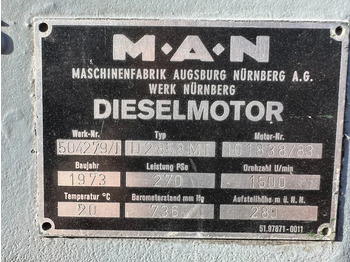 Groupe électrogène MAN D2858 MT AvK 250 kVA Noodstroom generatorset ex Emergency: photos 4