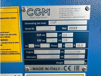 Groupe électrogène neuf Perkins Leroy Somer 22 kVA Silent noodstroom systeem  generatorset NSA ATS New !: photos 3