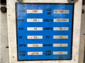 Groupe électrogène Perkins T4.236 FG Wilson Stamford 60 kVA Silent generatorset: photos 3