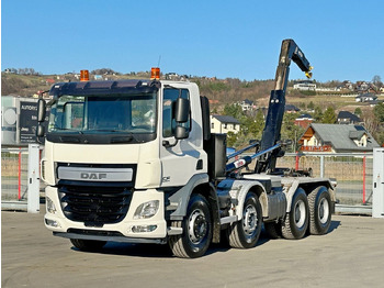 Camion ampliroll, Camion grue DAF CF 440 * HAKOWIEC * 8x4 * STAN BDB: photos 2