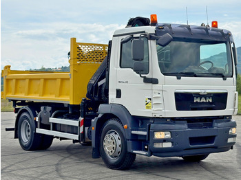 Camion benne, Camion grue MAN TGM 18.340* KIPPER 4,05m*HIAB 111 B-2 HIDUO/FUNK: photos 4