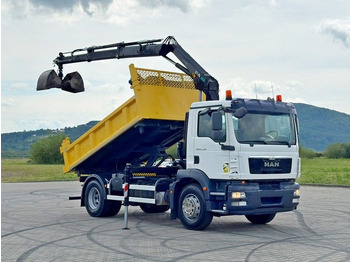 Camion benne, Camion grue MAN TGM 18.340* KIPPER 4,05m*HIAB 111 B-2 HIDUO/FUNK: photos 2