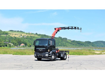 Camion grue, Tracteur routier MAN TGS 18.400 Sattelzugmaschine + KRAN /FUNK: photos 2