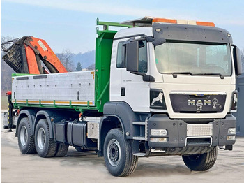 Camion grue, Camion benne MAN TGS 33.480*KIPPER 5,70m * PK 23002 + FUNK * 6x4: photos 3
