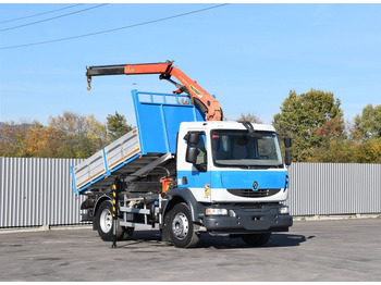 Camion grue RENAULT Midlum 270