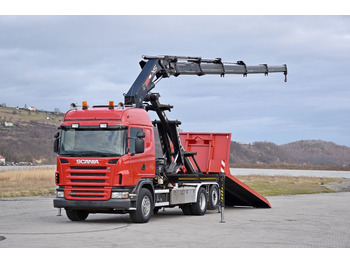 Camion ampliroll, Camion grue Scania G 400 * Abschleppwagen 6,40m* KRAN + FUNK * TOP: photos 2