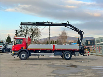 Camion grue, Camion plateau Scania P 280 * HIAB 122 E - 2 HIDUO + FUNK* TOPZUSTAND: photos 5