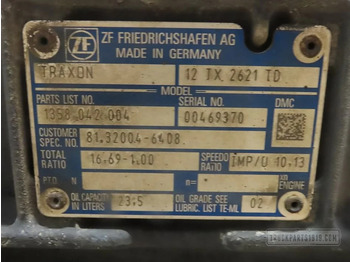 Boîte de vitesse pour Camion MAN Gearbox & Clutch Parts Versnellingsbak Traxon 12TX262: photos 3