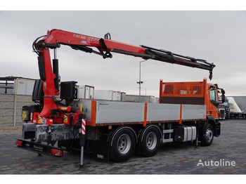 Iveco 420 Flatbed + crane FASSI 185 6x2 en crédit-bail Iveco 420 Flatbed + crane FASSI 185 6x2: photos 4 Iveco 420 Flatbed + crane FASSI 185 6x2 en crédit-bail Iveco 420 Flatbed + crane FASSI 185 6x2: photos 4