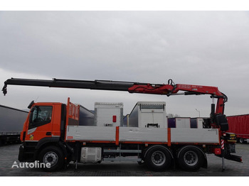 Iveco 420 Flatbed + crane FASSI 185 6x2 en crédit-bail Iveco 420 Flatbed + crane FASSI 185 6x2: photos 2 Iveco 420 Flatbed + crane FASSI 185 6x2 en crédit-bail Iveco 420 Flatbed + crane FASSI 185 6x2: photos 2