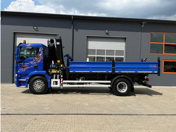 Camion benne MAN MAN TGM TGL TGS 18.250 // E6 // wywrotka + HDS HMF z pilotem //: photos 5