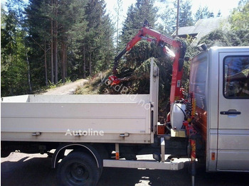 Camion benne, Camion grue Mercedes-Benz 413 - Doka tipper+crane with gripper: photos 5